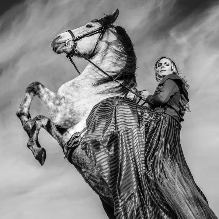 Aurelie lamour photographe reportage femme cheval 2.